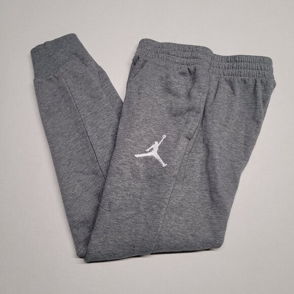 Jodan Boy’s sweatpants size Small color gray white - Picture 4 of 4